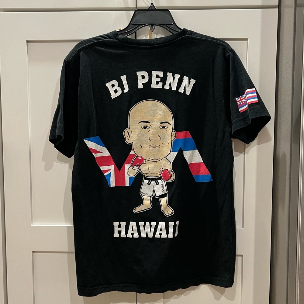 BJ Penn Hawaii RVCA Shirt | Size Medium | Black